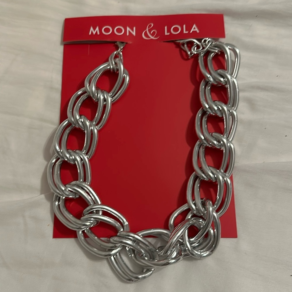 Moon and Lola Ajman Necklace. NWT Chunky, high-impact making statement necklace